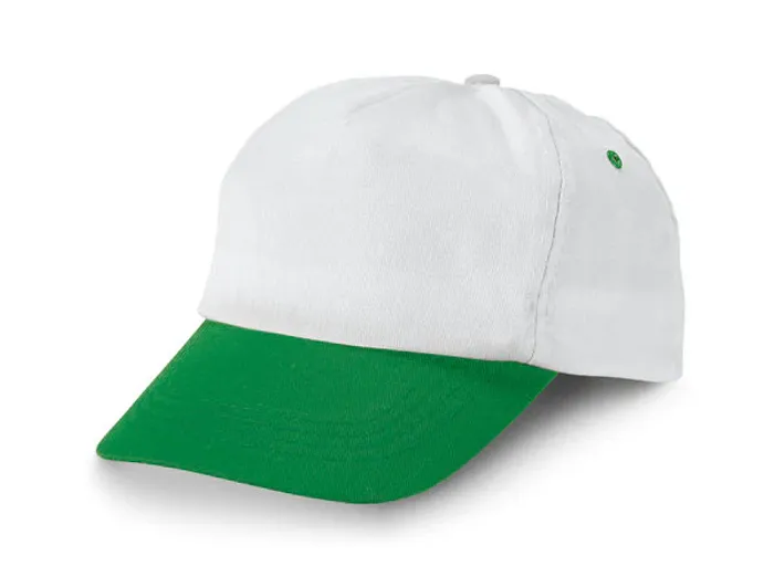 Casquette blanche et verte enfant/ado Taille Unique Neuf