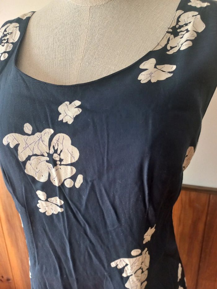 Robe bleu à fleur - photo numéro 3