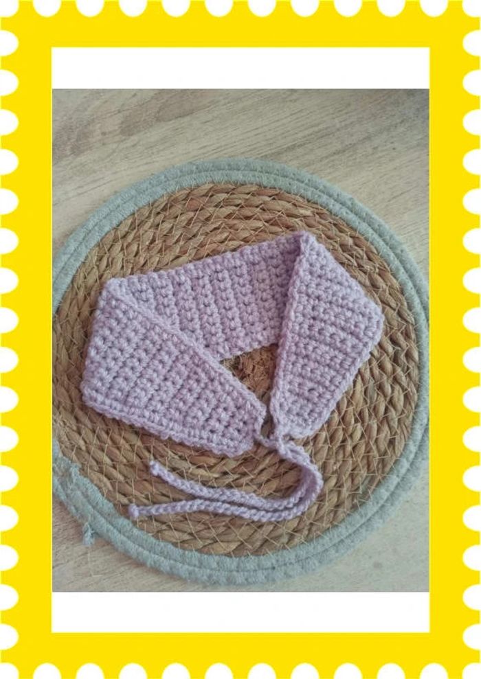 Bandeau bébé a nouer - photo numéro 2
