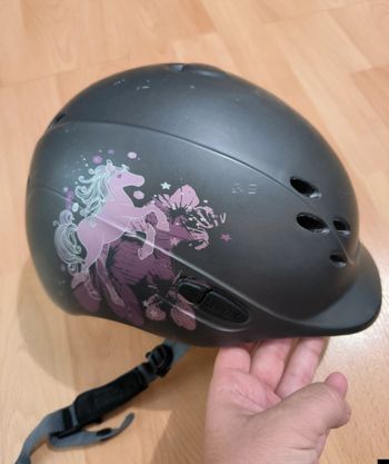 Bombe équitation motif cheval