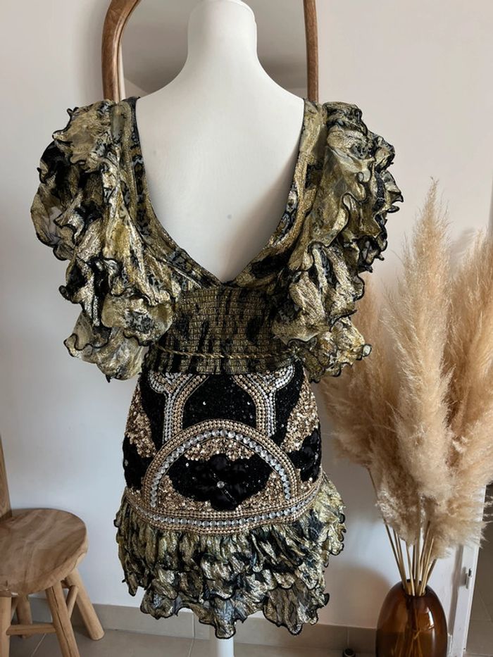 Robe noire et dorée Diamond for Eden - photo numéro 9