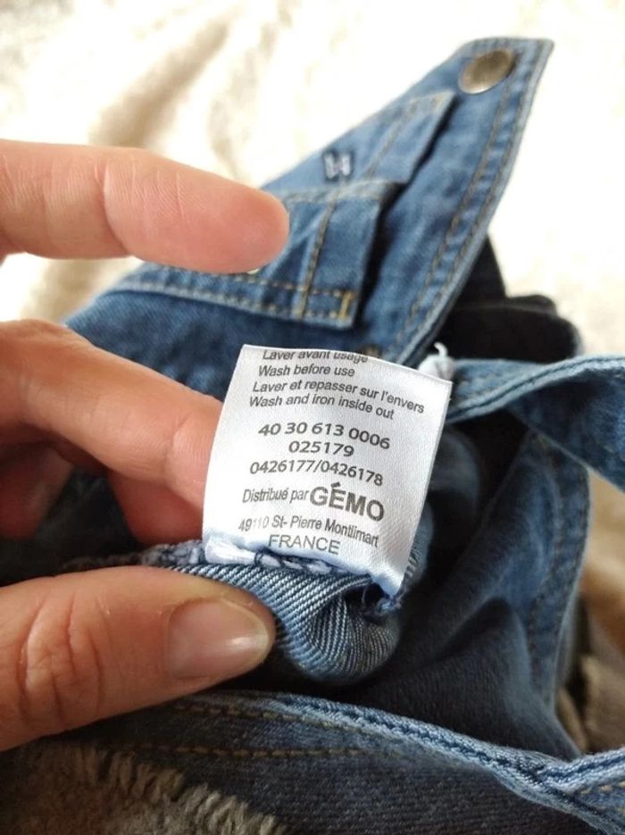 Salopette jeans Garçon 6 mois Gémo - photo numéro 14