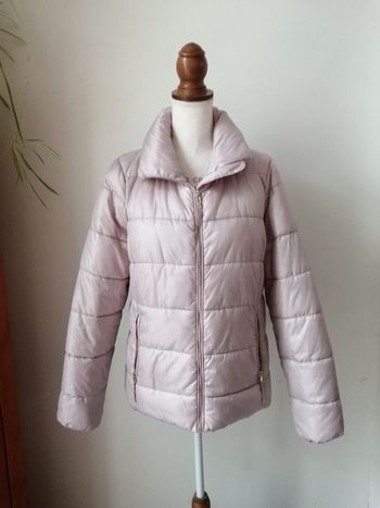 Manteau doudoune rose