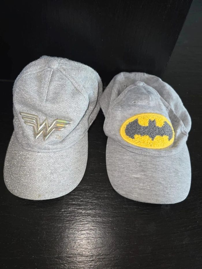 Lot casquettes enfant 53 cm 5/6 ans