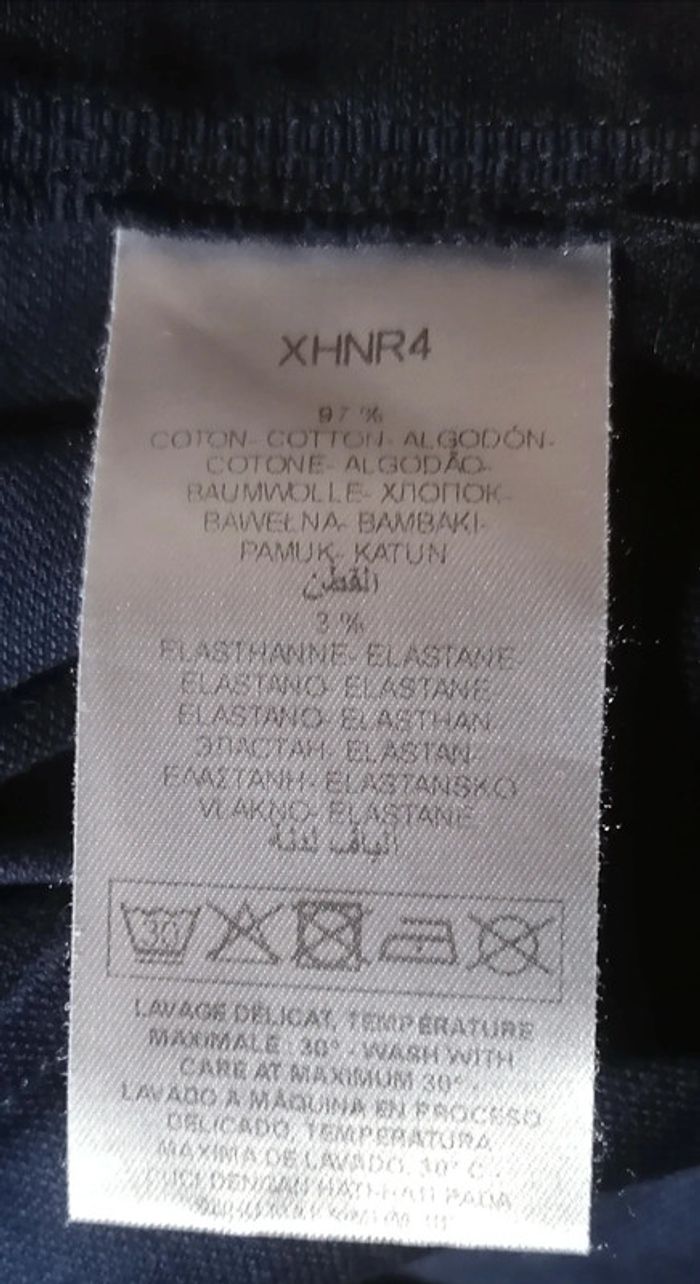 Robe Pop Art à motif multicolore bleu marine taille 36 Nafnaf - photo numéro 13