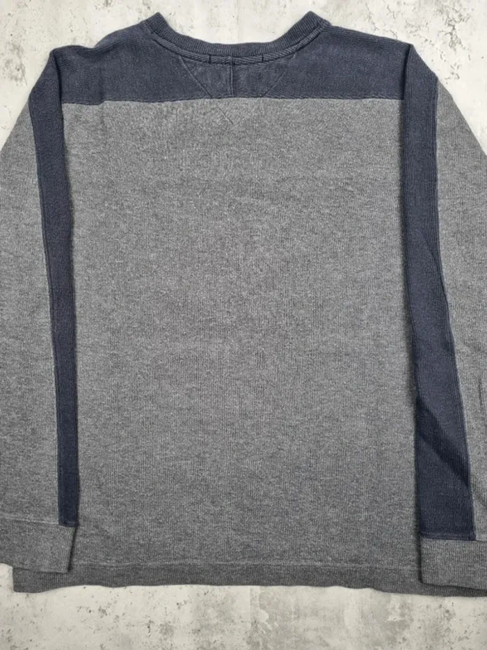 Pull col V Tommy Hilfiger gris – Taille L Homme - photo numéro 4