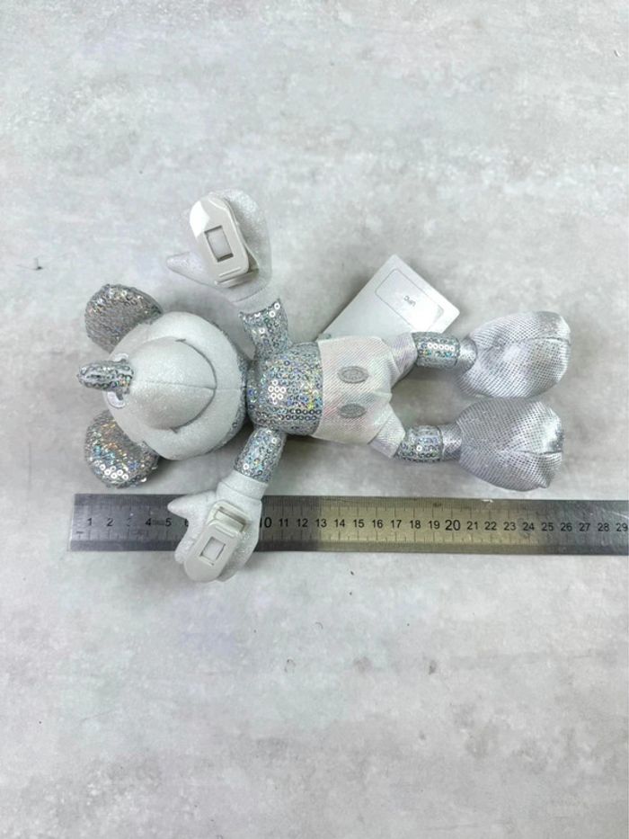 Peluche d’épaule Disney Mickey Sequin argent 20th anniversary Tokyo Disneyland - photo numéro 19