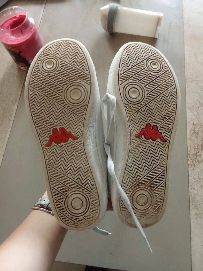 Chaussures blanche kappa taille 36 - photo numéro 6