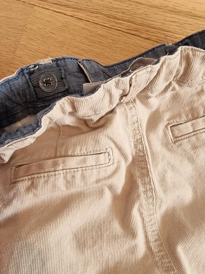 Pantalon beige 12 mois - photo numéro 2
