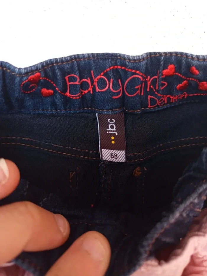 Lot de 2 jeans taille 6mois - photo numéro 4