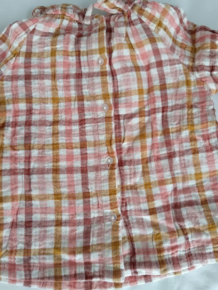 Blouse Kiabi gaze de coton 12 mois - photo numéro 3