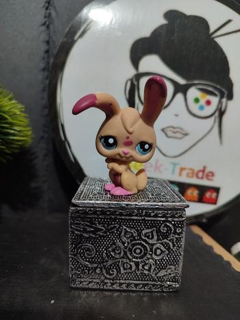 Lps926 Littlest Petshop Pet Shop LPS  Bunny Rabbit Long Ears Lapin Garenne 1722