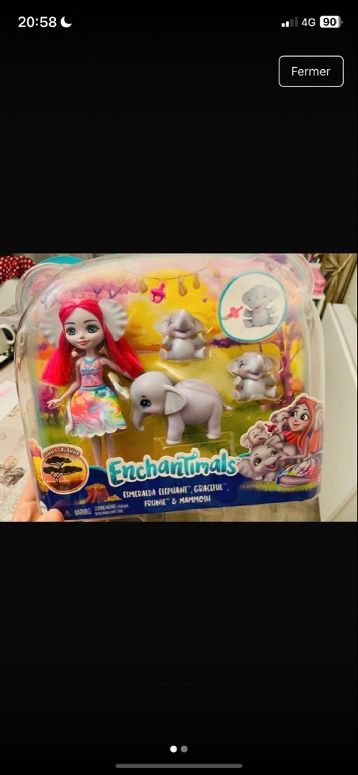 Poupée Barbie enchantimals - photo numéro 1