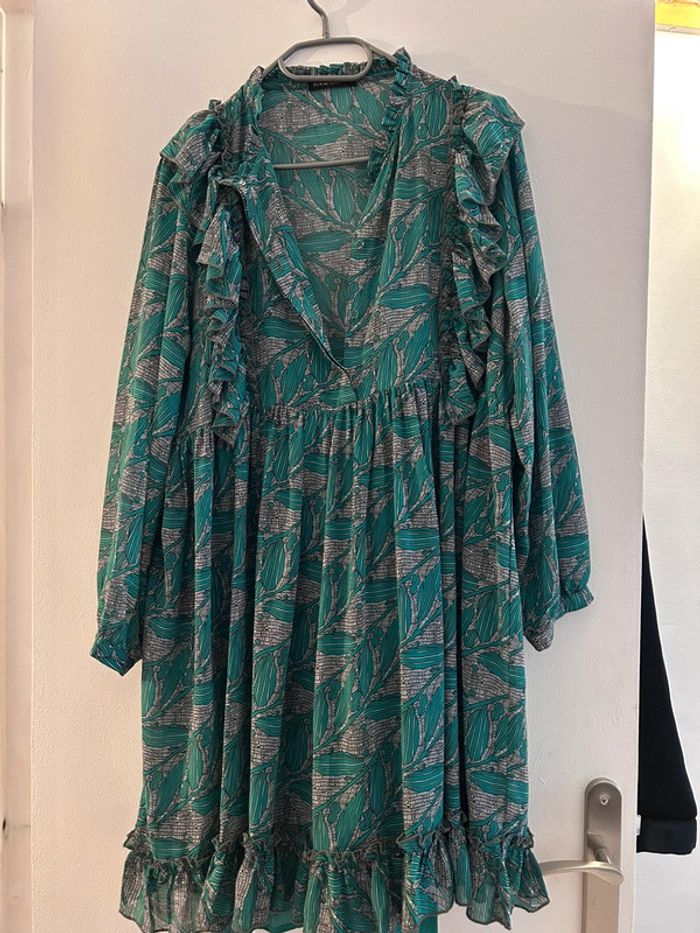 Robe ample taille L vert