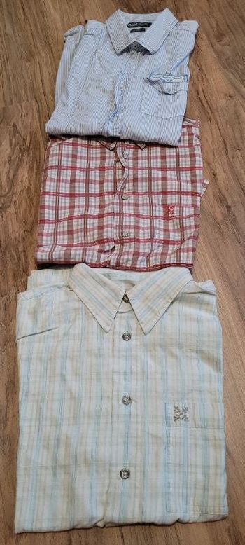 Lot de 3 chemises manches courtes