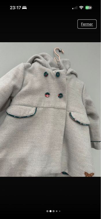 Manteau Sergent Major 6 mois