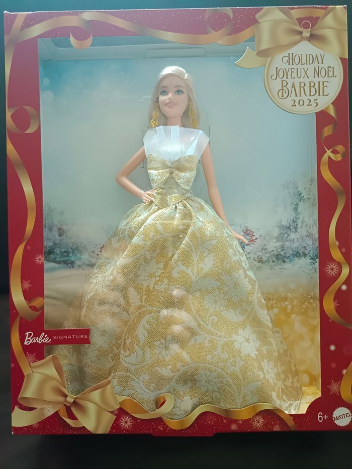Barbie-poupée barbie joyeux noël 2025 - photo numéro 2