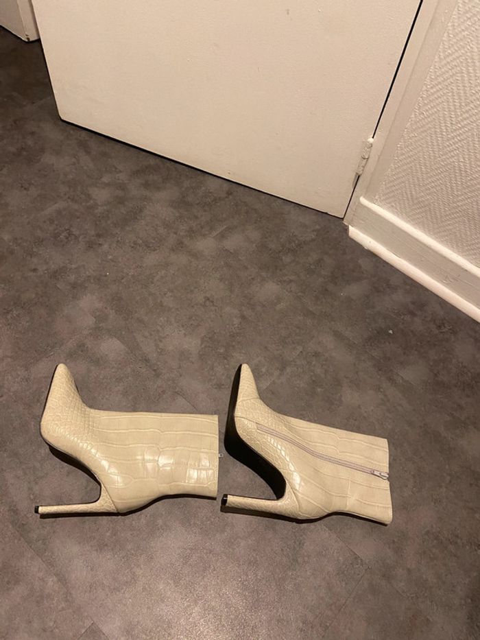 Bottines Justfab taille 8 talon 11cm - photo numéro 14