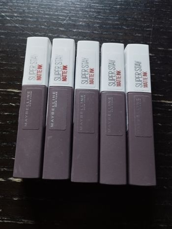 Lot de 5 rouge à lèvres Maybelline