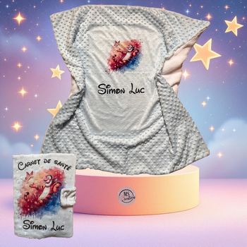 Ensemble couverture et protège carnet tigrou