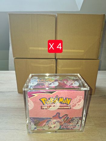 Lot de 4 acryliques display 36 boosters Pokémon aimantée épaisse de qualité premium
