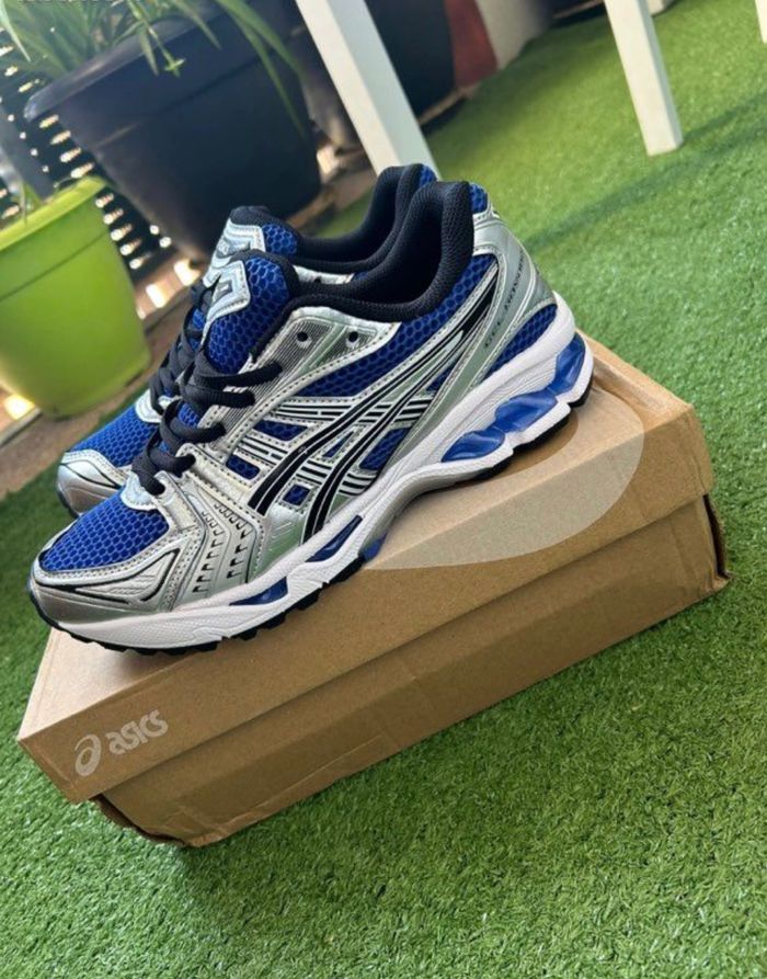 Basket asics kayano 14 bleu gris 37 - photo numéro 2