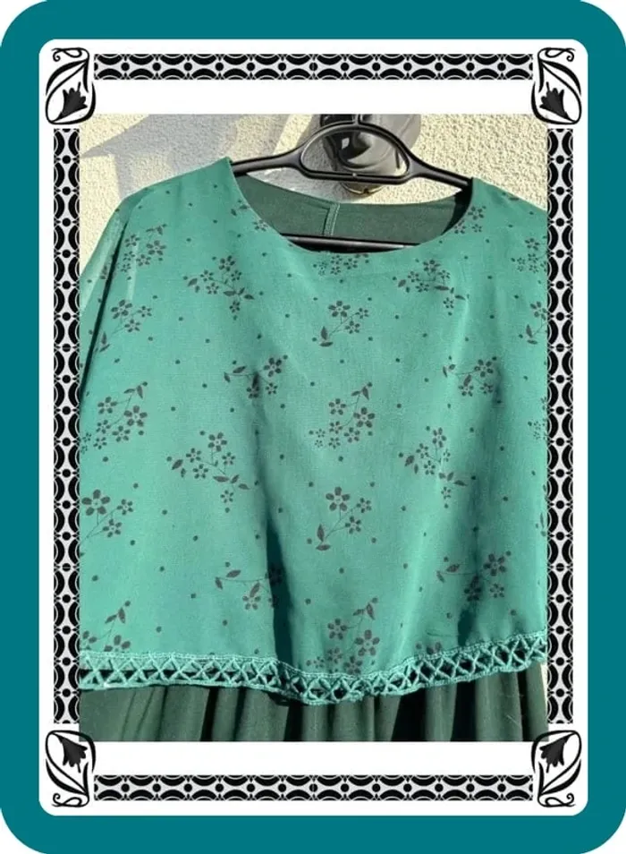 Robe longue verte - photo numéro 4