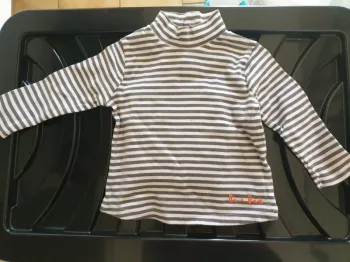 T shirt col roulé TAO 18 mois