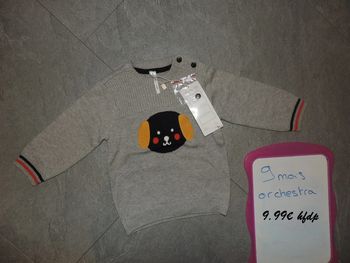 pull orchestra taille 9 mois neuf