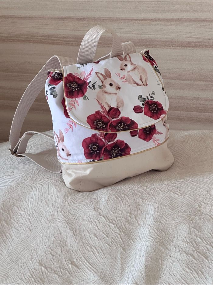 Sac à dos maternelle lapin - photo numéro 2