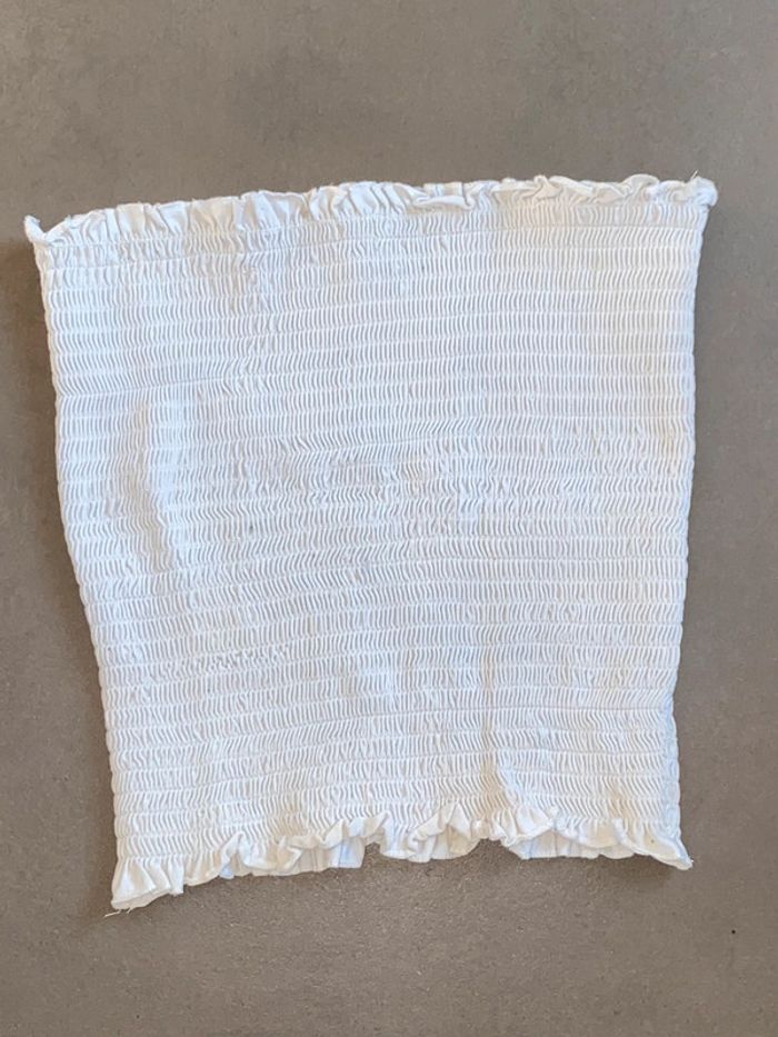 Crop top blanc