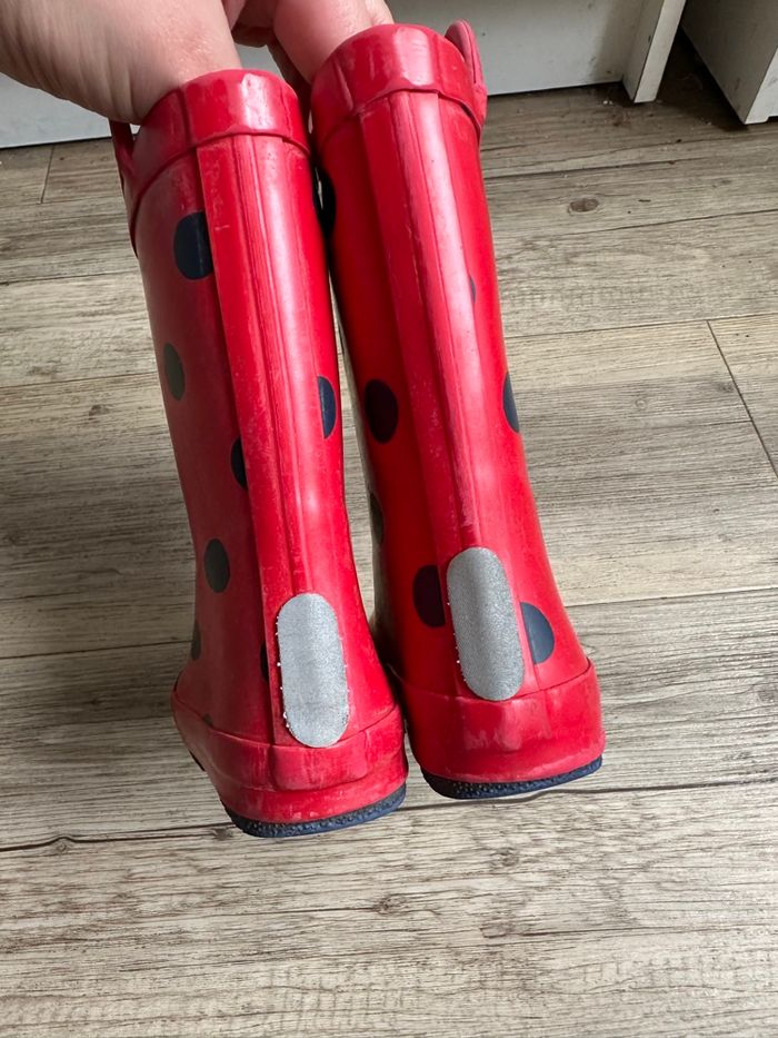 Bottes de pluie coccinelle rouge taille 8 (25,5) Next - photo numéro 4