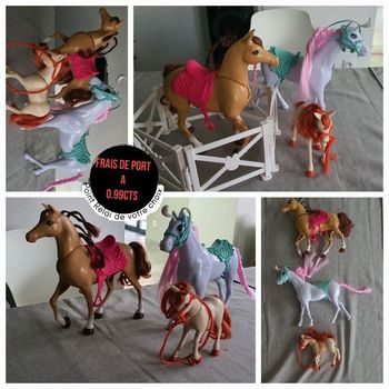 Lot de chevaux et son éclos Jouet fille