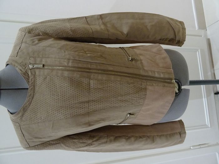 Veste perfecto taupe Morgan taille 38
