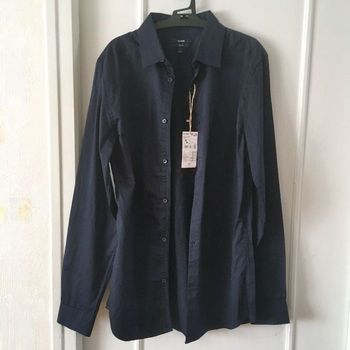 Chemise manches longues unie