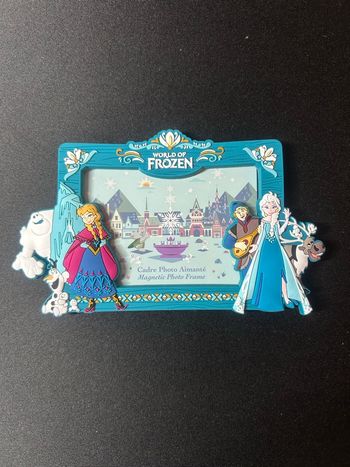 Aimant / magnet Elsa, Anna, Sven, olaf, cadre photo, Disneyland Paris