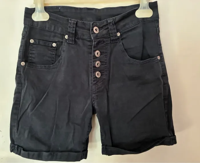 Short noir en jeans, 34, Place du jour. - photo numéro 2