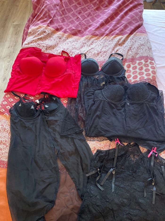 Lot lingerie