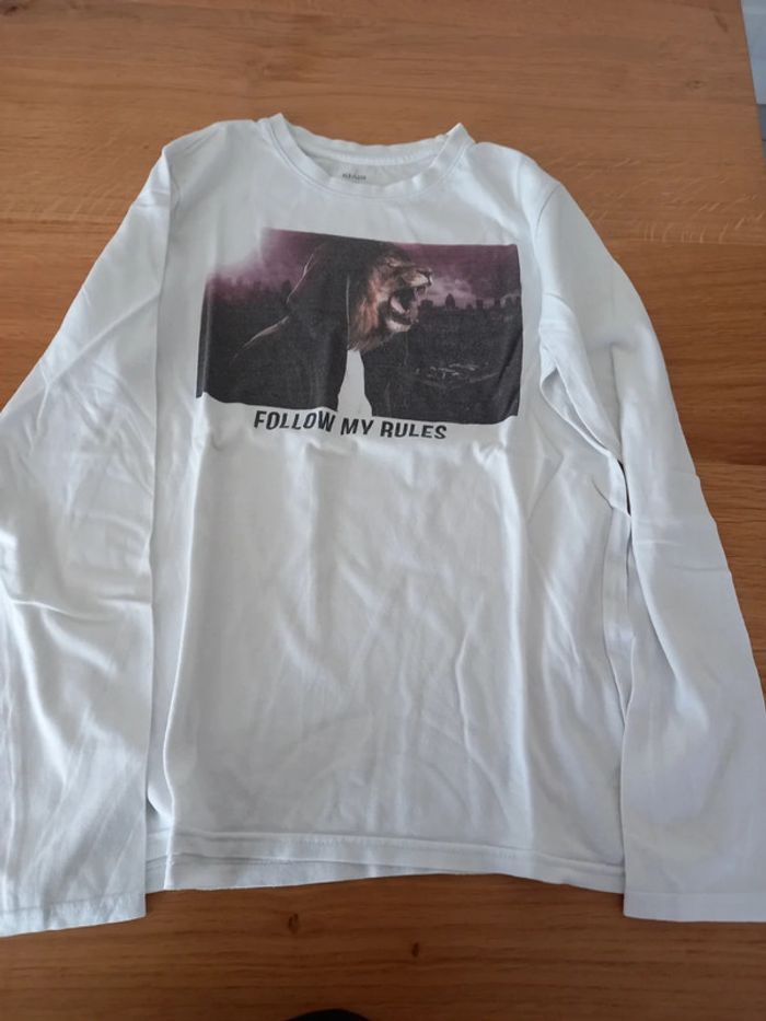 Maillot manches longues blanc