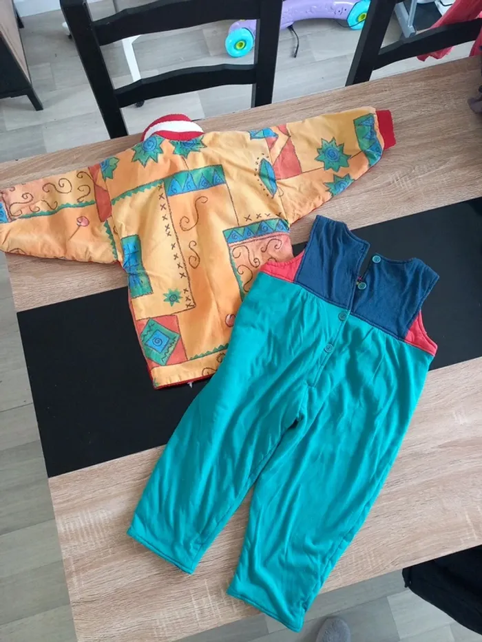 Ensemble combi et polaire 2ans - photo numéro 3