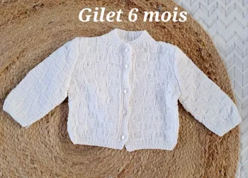 Gilet 6 mois fille