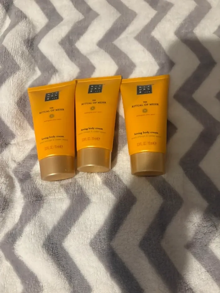Lot de 3 crèmes corps rituals of mehr