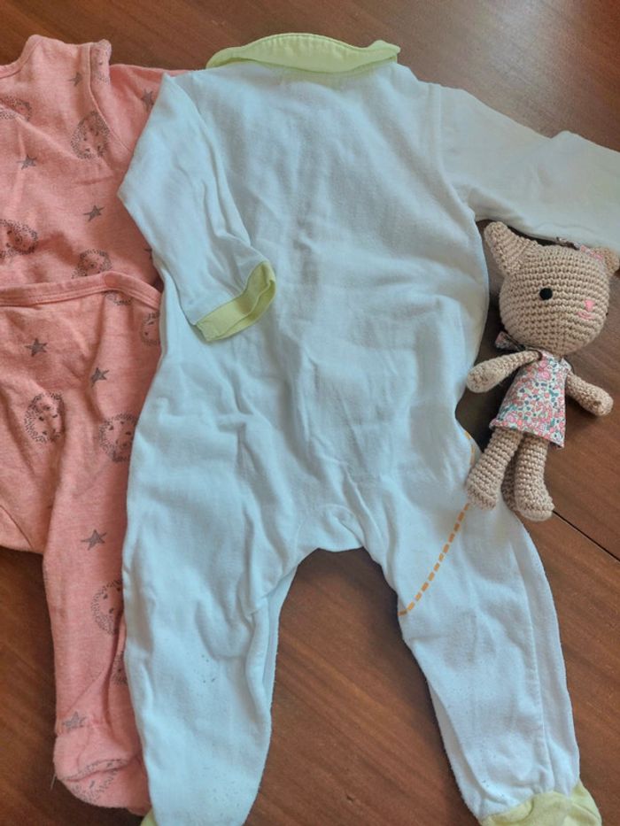 Lot de 2 pyjamas Orchestra et Tape à l'œil taille 3 mois - photo numéro 6