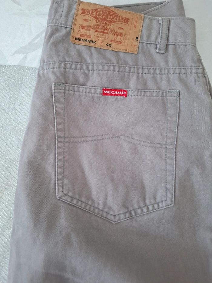 Pantalon jean gris homme 40 - photo numéro 4