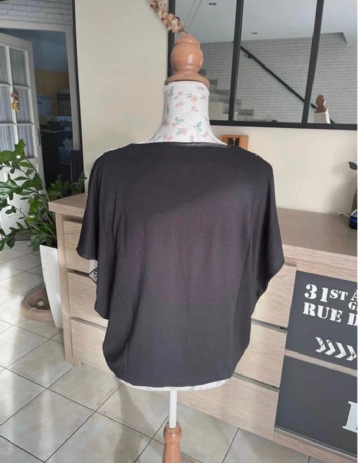 T shirt manche chauve souris - photo numéro 4