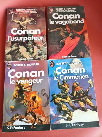 lot de 4 livres conan de Howard j'ai lu en très bon état