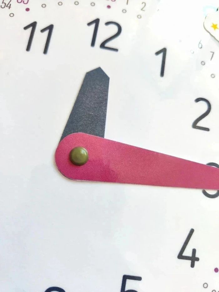 Roue florale pour lire l'heure facilement - photo numéro 4