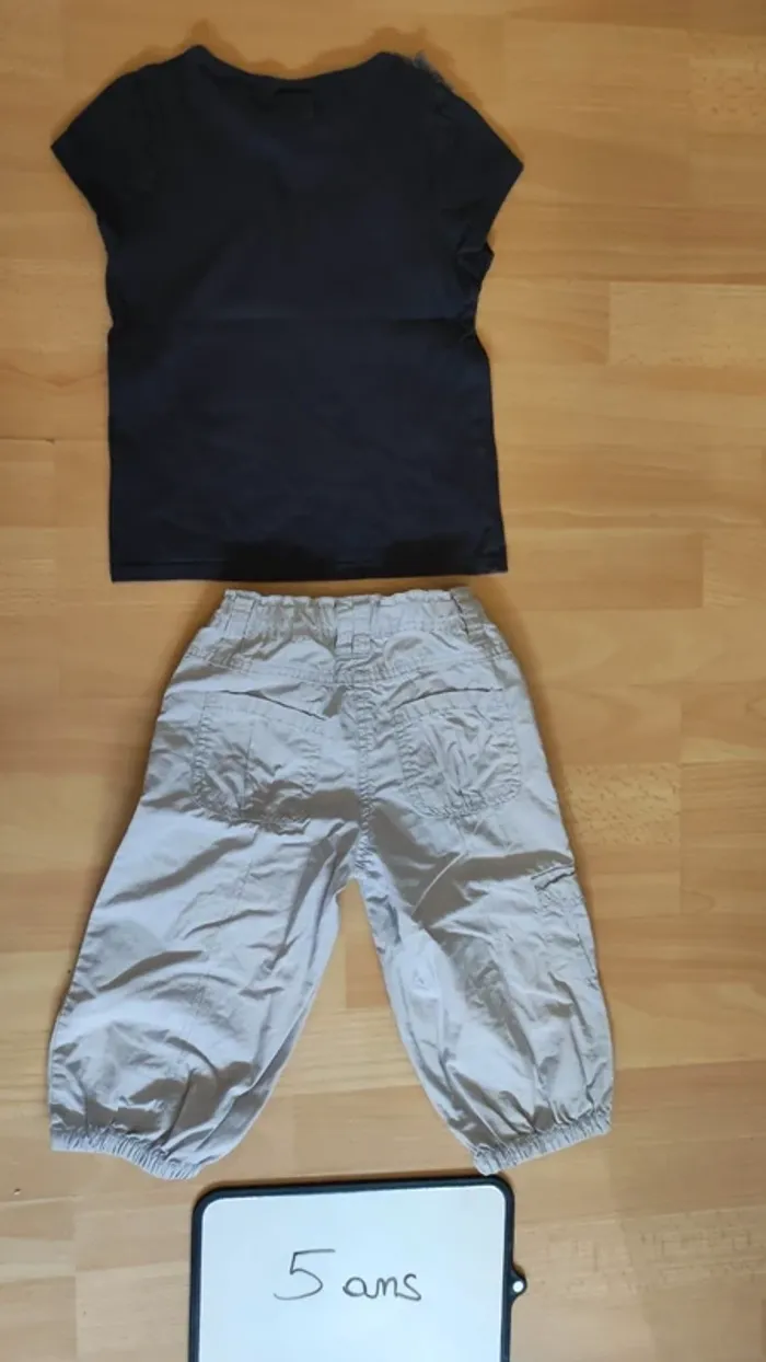 T-shirt et pantacourt taille 5 ans - photo numéro 4