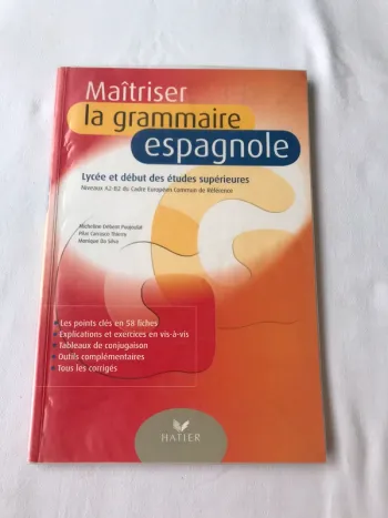 Manuel scolaire d’espagnol