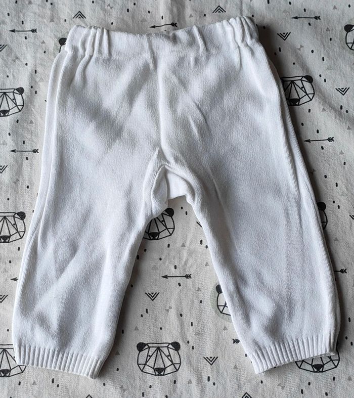 Legging blanc taille 3 mois - photo numéro 3
